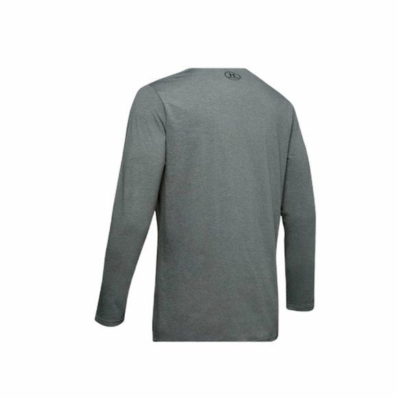 Under Armour Project Rock Iron Paradise Long Sleeve Gray T-shirt UA Tech Fabric - Picture 6 of 6